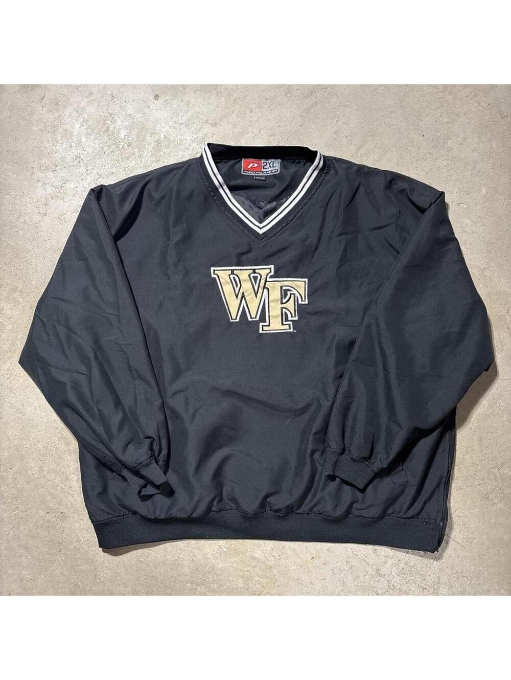 Vintage 90s Wake Forest Demon Deacons Windbreaker Mens 2XL Pro Edge Pullover